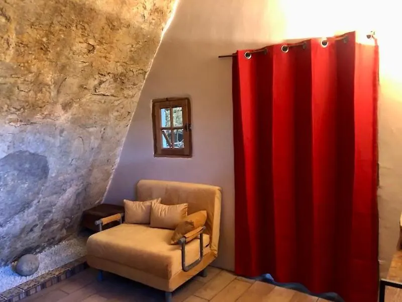 Alpehytte Semi-Troglodyte Du Coustal Villa Cajarc Frankrig
